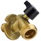 Apollo 3/4 in. Brass PEX Barb x 3/4 in. Garden Hose Thread Quarter-Turn Sillcock APXSCV3434 - alternate 2
